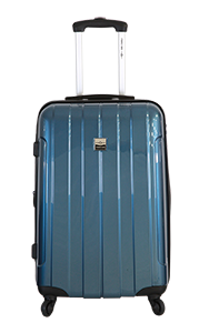 Saint Tropez Unis - Valise moyen séjour extensible 4 roues 360° Polycarbonate