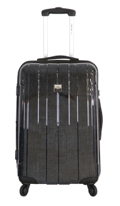 Saint Tropez Jeans - Valise extensible moyen séjour 4 roues 360° Polycarbonate