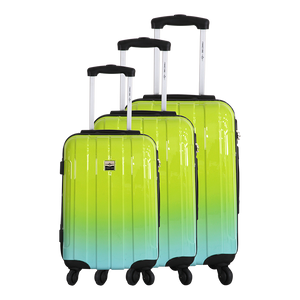 Saint Tropez Tie and Dye - Set de 3 valises 4 roues 360° Polycarbonate